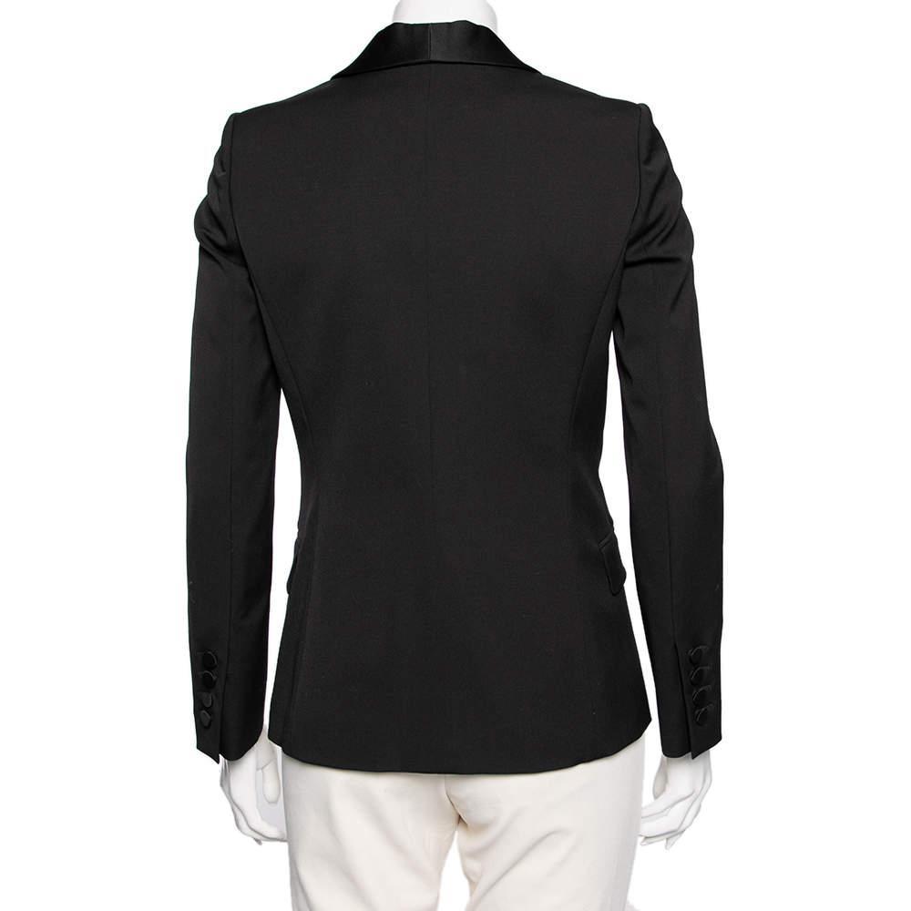 商品[二手商品] Gucci|Gucci Black Wool Single Breasted Blazer S,价格¥2889,第5张图片详细描述