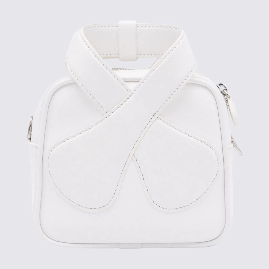 商品Courrèges|COURREGES WHITE LEATHER CROSSBODY BAG,价格¥3609,第2张图片详细描述