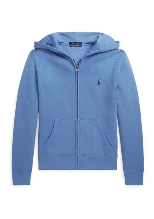 商品Ralph Lauren|Lauren Childrenswear Boys 8 20 Fleece Full Zip Hoodie,价格¥226,第1张图片