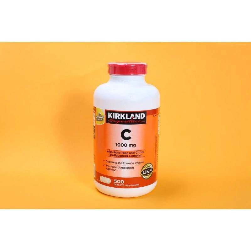 商品kirkland signature|美国直邮 kirkland柯克兰维生素C咀嚼片天然补充VC片1000mg 500粒,价格¥252,第2张图片详细描述