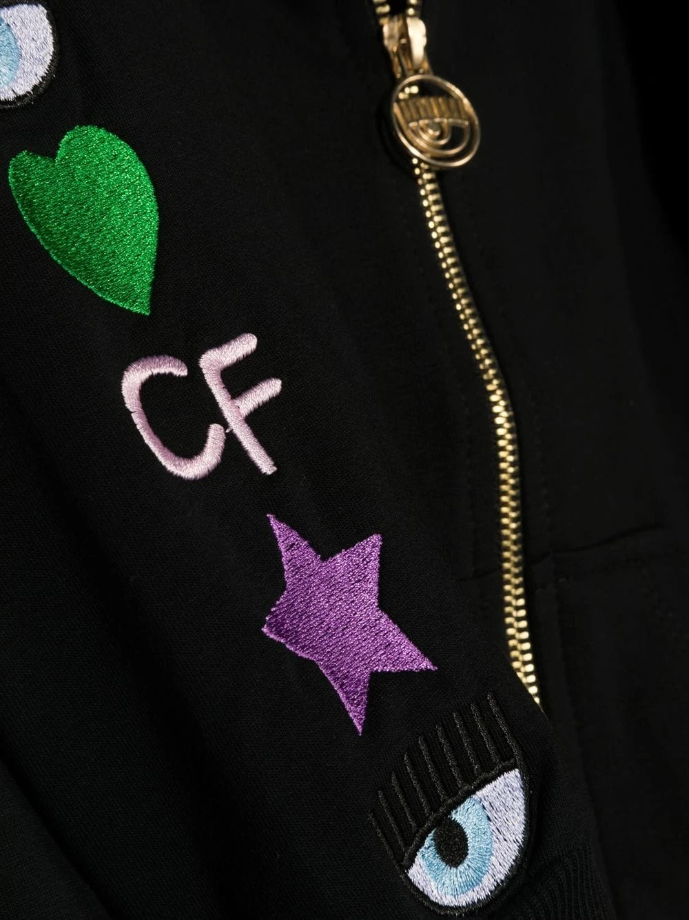 商品【商品预售7天】 Chiara Ferragni|Chiara Ferragni 女童针织毛衣 59080400100050 黑色,价格¥850,第6张图片详细描述