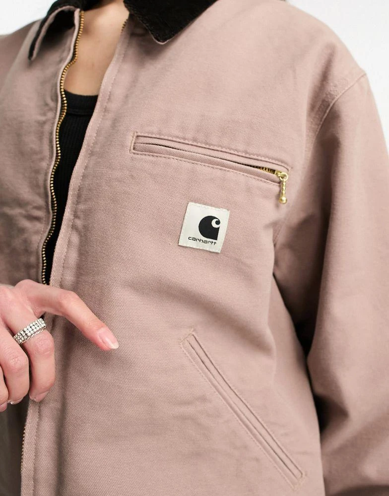 商品Carhartt WIP|Carhartt WIP detroit OG jacket in soft pink,价格¥1606,第2张图片详细描述