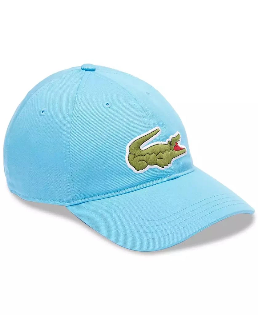 商品Lacoste|Men's Adjustable Croc Logo Cotton Twill Baseball Cap,价格¥219,第1张图片