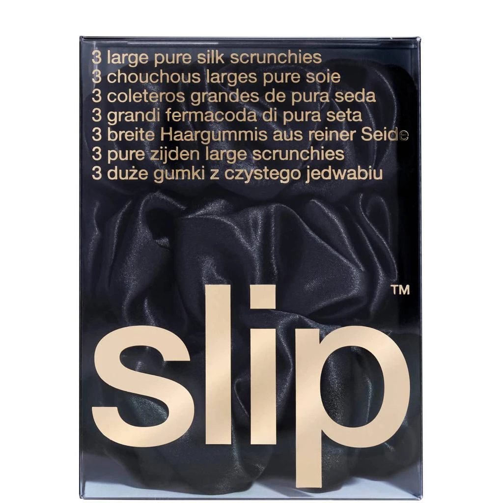 商品Slip|Slip Pure Silk 3-Pack Large Scrunchies,价格¥288,第2张图片详细描述