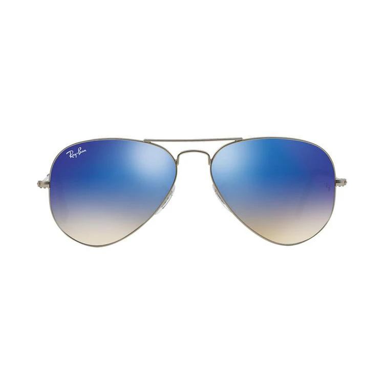 商品Ray-Ban|Sunglasses, RB3025 58 ORIGINAL AVIATOR GRADIENT MIRRORED墨镜,价格¥1333,第2张图片详细描述