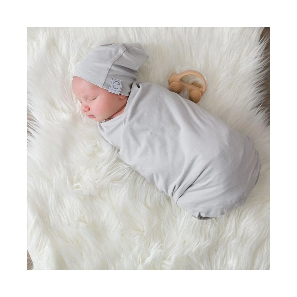 Jersey Cotton Swaddle Blankets with Baby Hat 商品