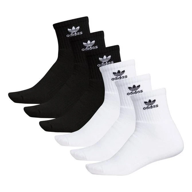 商品Adidas|adidas Originals Trefoil Quarter Socks (6 Pack),价格¥165,第2张图片详细描述