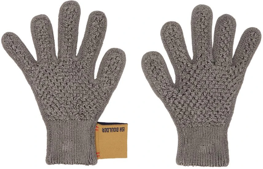 商品Isa Boulder|SSENSE Exclusive Gray Goalkeeper Gloves,价格¥903,第1张图片