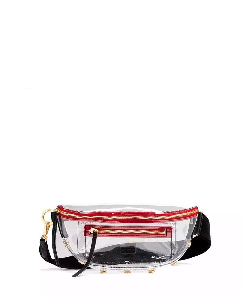 商品Hammitt|Charles Leather Clear Vinyl Stadium Belt Bag,价格¥1453,第1张图片