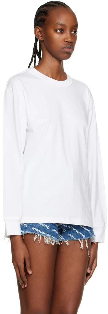 商品Alexander Wang|White Puff Long Sleeve T-Shirt,价格¥667,第2张图片详细描述