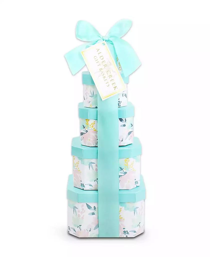 商品Alder Creek Gift Baskets|Sweet Floral 5 High Treats Gift Tower,价格¥262,第2张图片详细描述