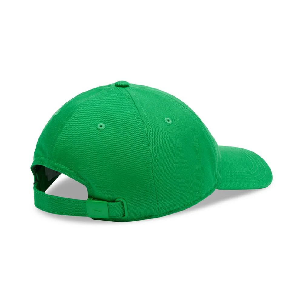 商品Lacoste|Men's Adjustable Croc Logo Cotton Twill Baseball Cap,价格¥290,第2张图片详细描述
