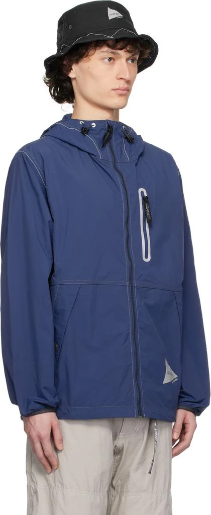 商品And Wander|Blue Gramicci Edition Brushed Nylon Jacket,价格¥2395,第2张图片详细描述