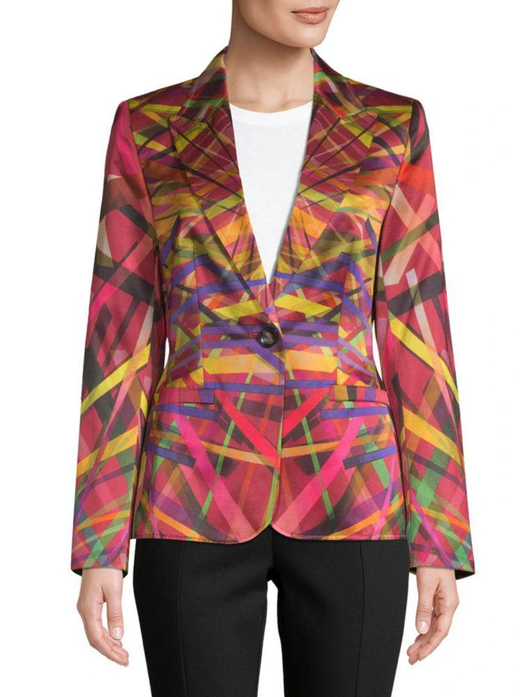 商品Escada|Abstract-Print Jacket,价格¥1954,第1张图片