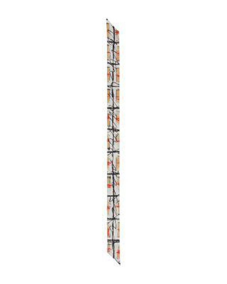 商品Burberry|Scribble Check Silk Skinny Scarf ,价格¥762,第3张图片详细描述