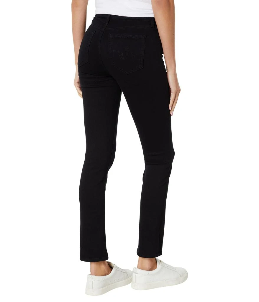 商品AG|Mari High-Rise Slim Straight in Opulent Black,价格¥1580,第2张图片详细描述