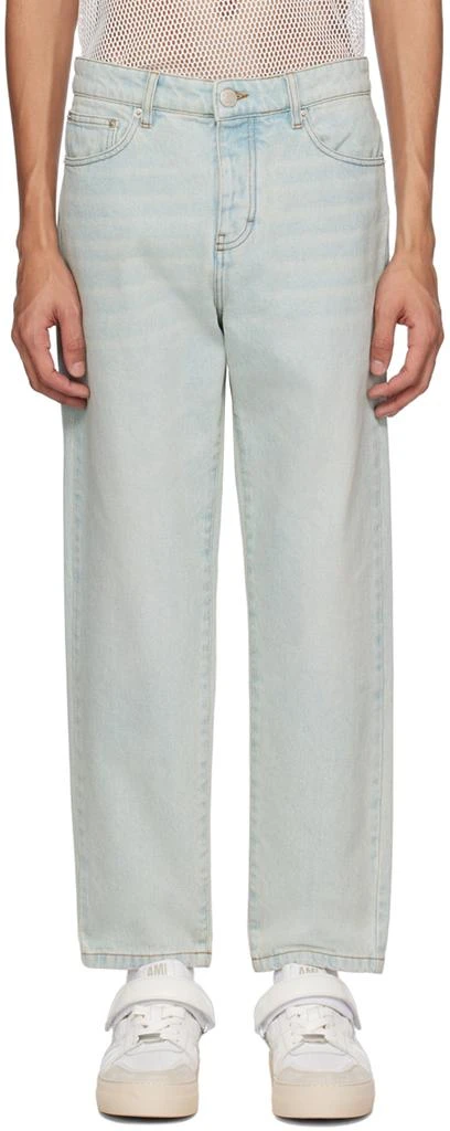 商品AMI|Blue Tapered Jeans,价格¥2526,第1张图片