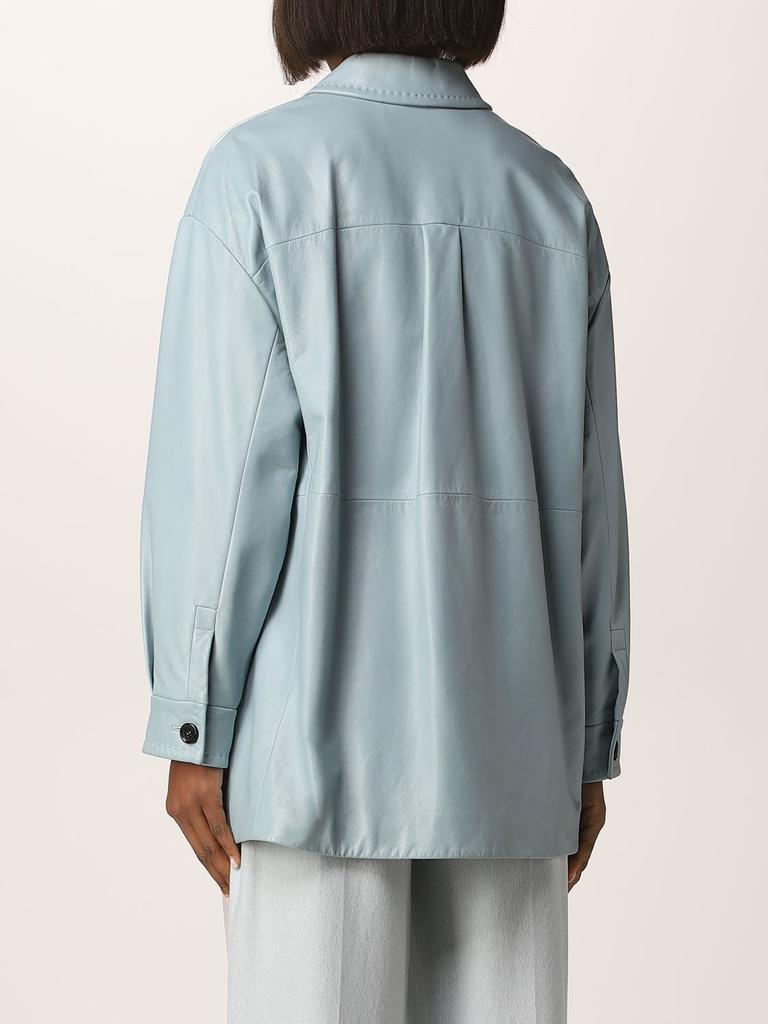 商品Max Mara|Max Mara Olivi leather jacket,价格¥10852,第5张图片详细描述