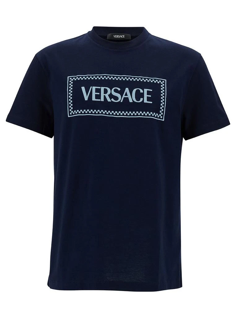 商品Versace|Versace Logo Printed Crewneck T-Shirt,价格¥2695,第1张图片