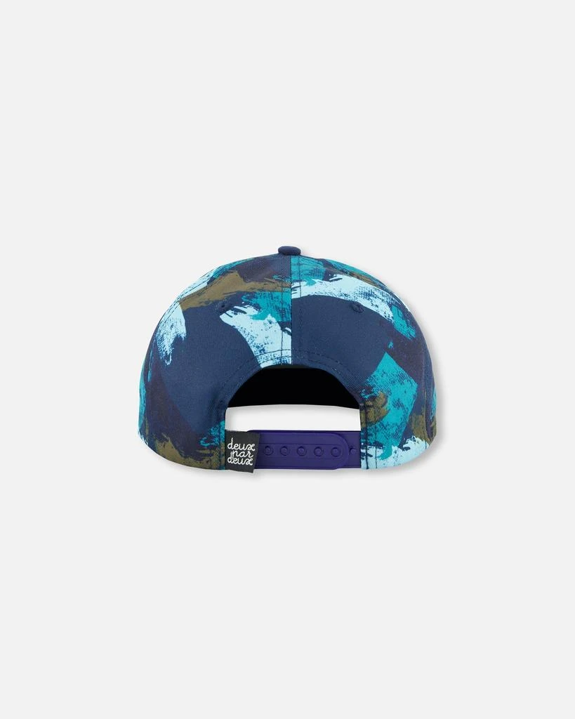 商品Deux par Deux|Cap Printed Camouflage Peacoat,价格¥270,第3张图片详细描述