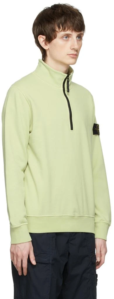 商品Stone Island|Green Cotton Sweater,价格¥1712,第2张图片详细描述