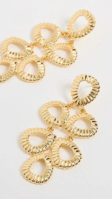 商品Shashi|Trellis Earrings,价格¥589,第3张图片详细描述