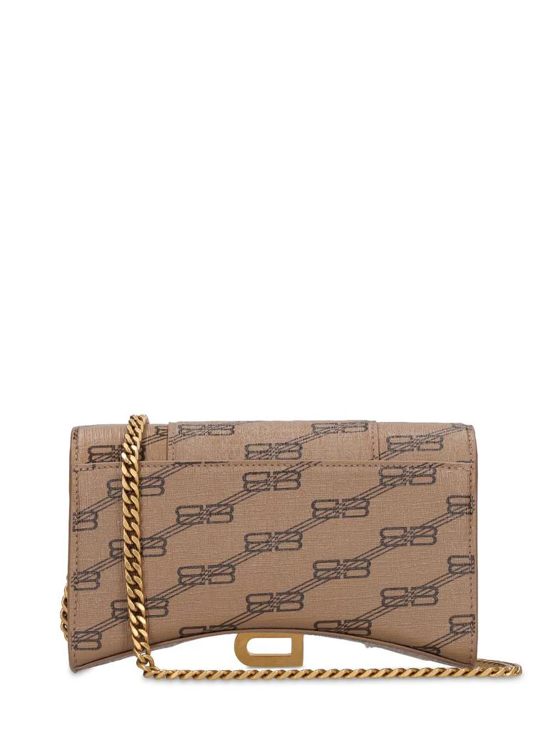 商品Balenciaga|Hourglass Coated Canvas Chain Wallet,价格¥7850,第5张图片详细描述