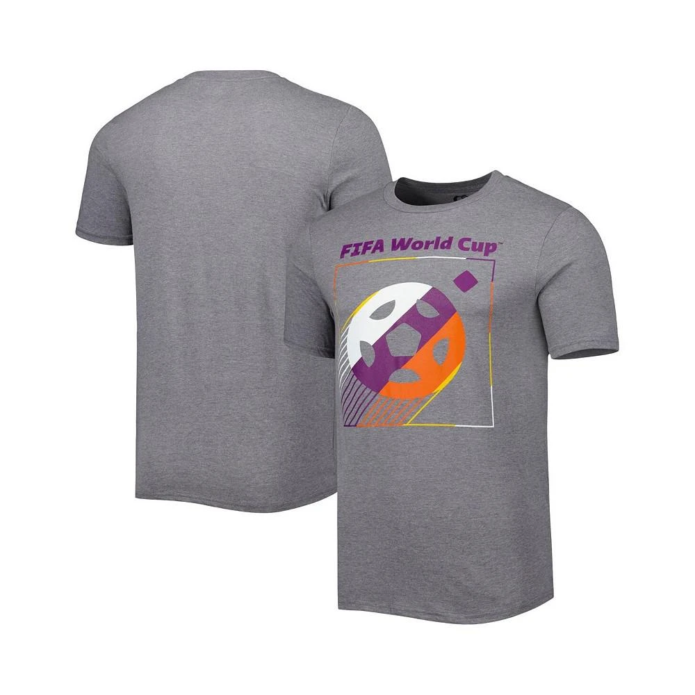 商品Outerstuff|Men's Heather Gray FIFA World Cup Qatar 2022 Tri-Blend Vintage-Like T-shirt,价格¥210,第1张图片