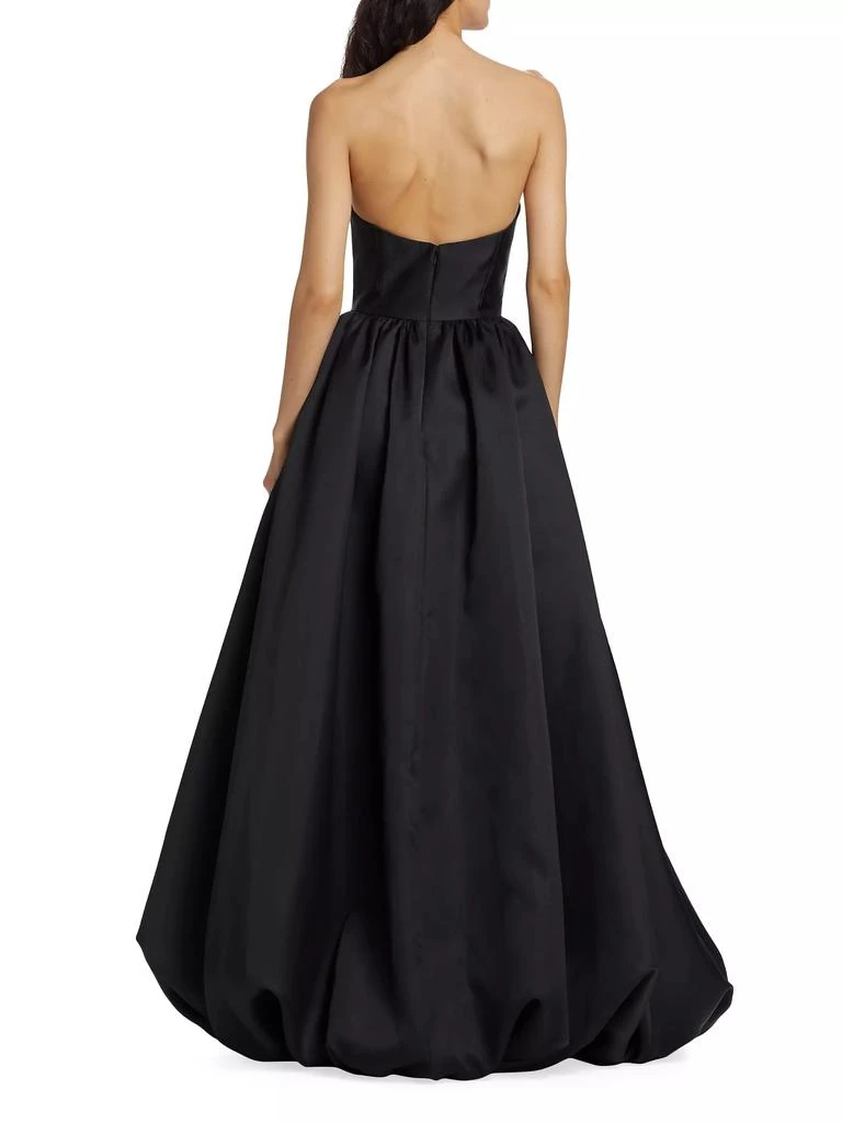 商品Vera Wang Bride|Vieda Strapless Bubble-Hem Gown,价格¥4452,第5张图片详细描述