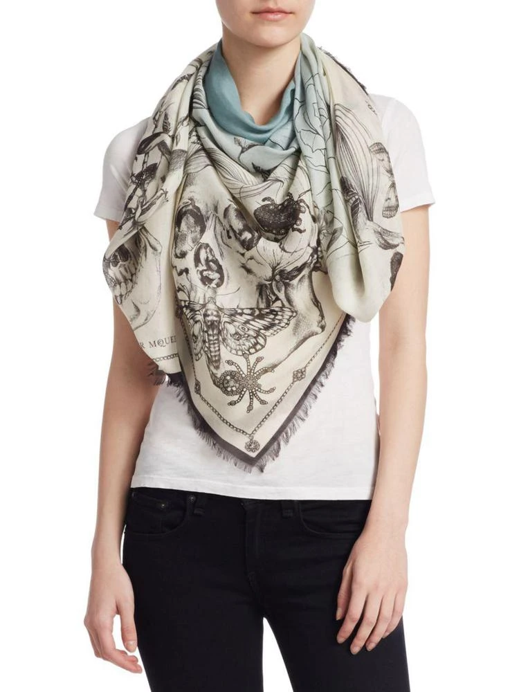 商品Alexander McQueen|Wild Botanical Shawl,价格¥3154,第1张图片