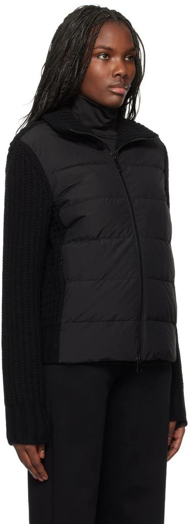 商品Moncler|黑色拼接羽绒夹克,价格¥11015,第2张图片详细描述