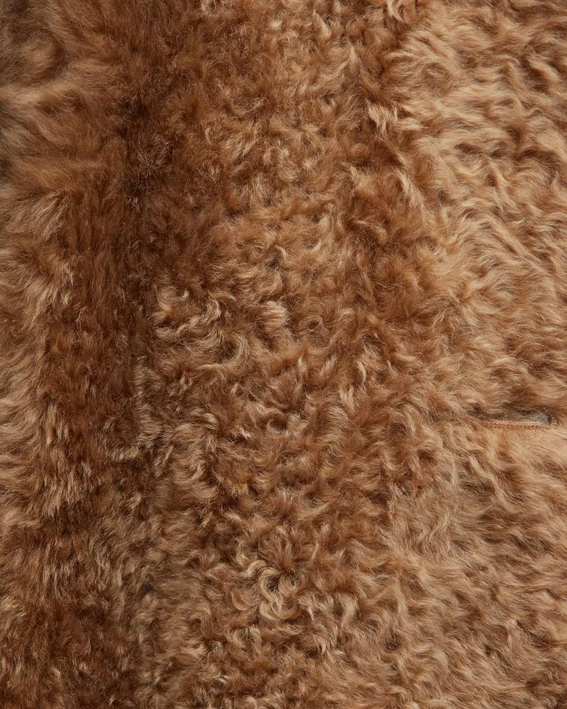 商品Vince|Long Belted Shearling Coat,价格¥38677,第5张图片详细描述