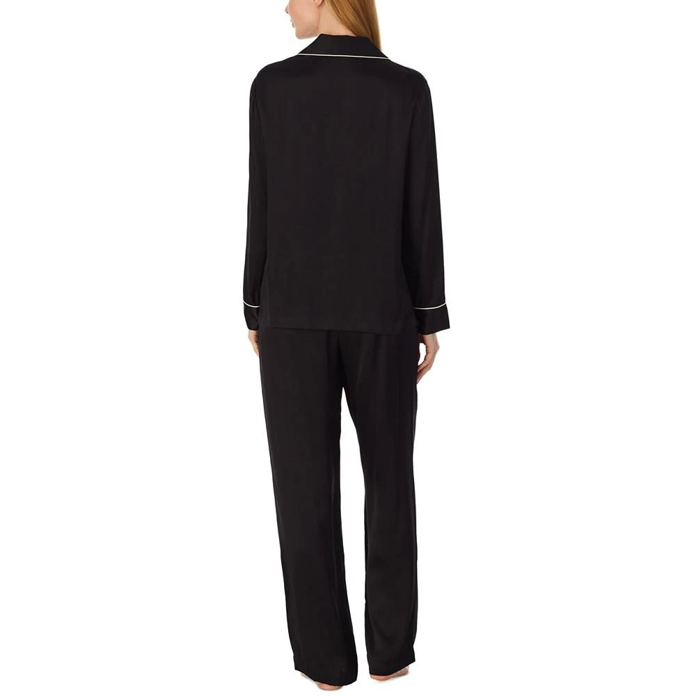 商品Ralph Lauren|Women's Silk Notched-Collar Pajamas Set,价格¥1560,第2张图片详细描述