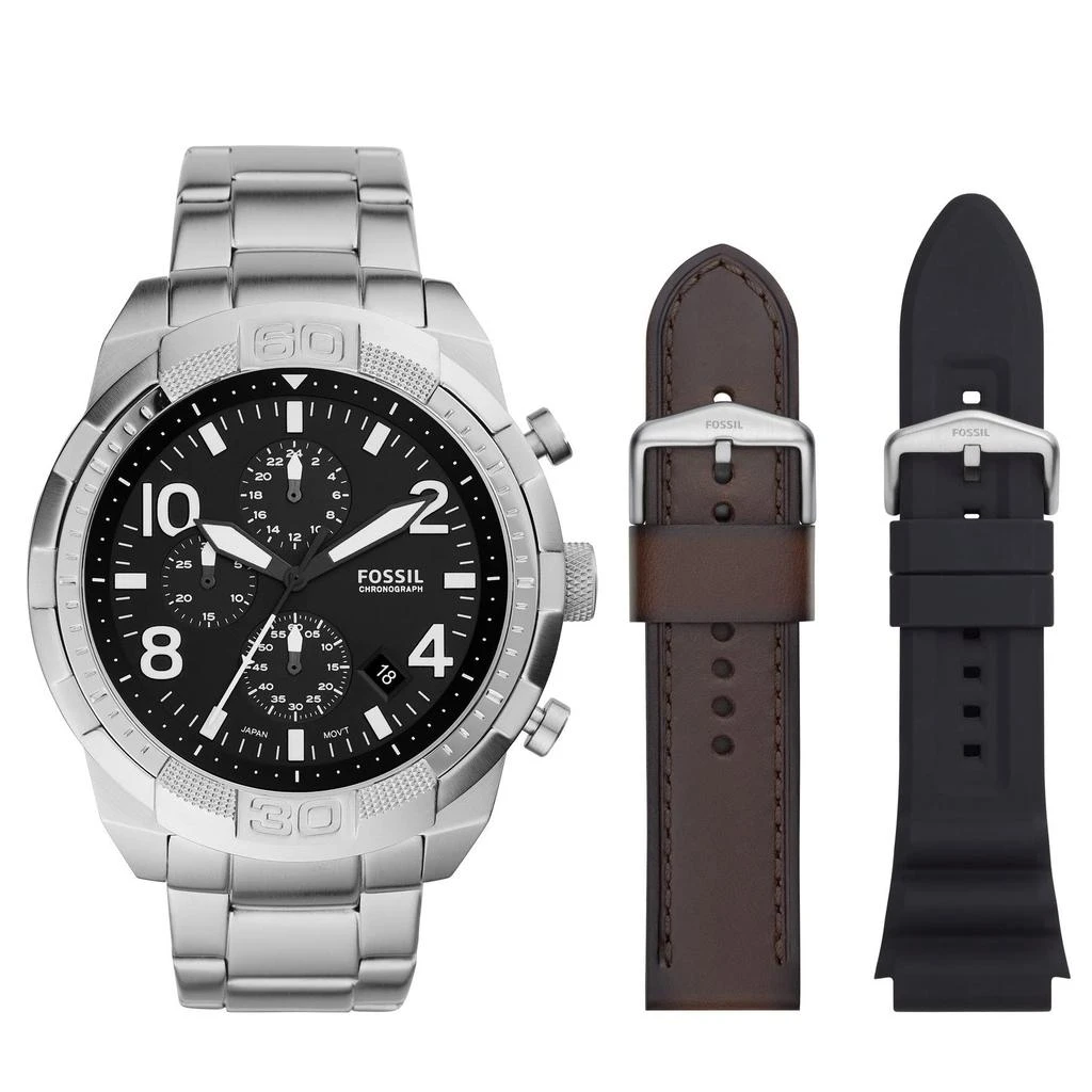 商品Fossil|Bronson Watch and Strap Gift Set - FS5968SET,价格¥1196,第1张图片