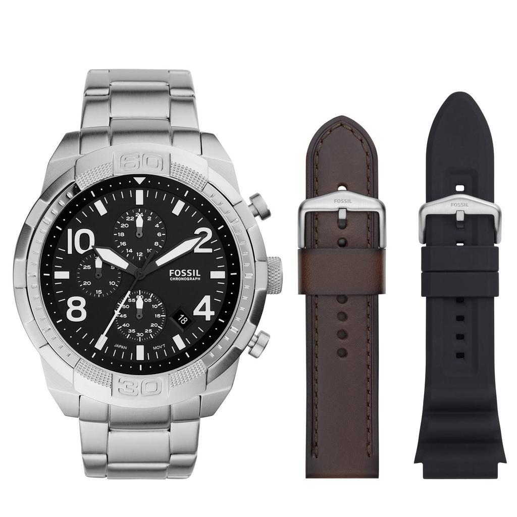 商品Fossil|Bronson Watch and Strap Gift Set - FS5968SET,价格¥1671,第1张图片