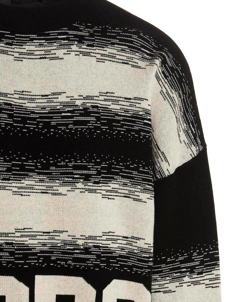 商品GCDS|GCDS Logo Intarsia Striped Knit Sweater,价格¥3642,第4张图片详细描述