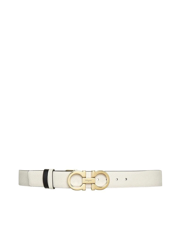 商品Salvatore Ferragamo|REVERSIBLE AND ADJUSTABLE GANCINI BELT,价格¥3299,第1张图片