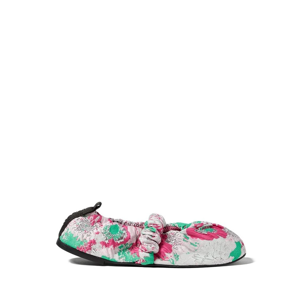 商品Ganni|Soft Square Toe Scrunchie Ballerina Flat,价格¥674,第1张图片