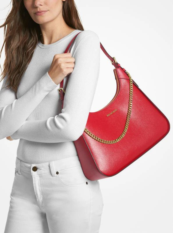 商品Michael Kors|Wilma Large Leather Shoulder Bag,价格¥879,第3张图片详细描述