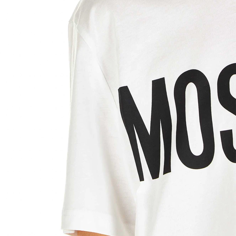 Moschino 莫斯奇诺 白色棉男士短袖T恤 0705-2040-A1001 商品