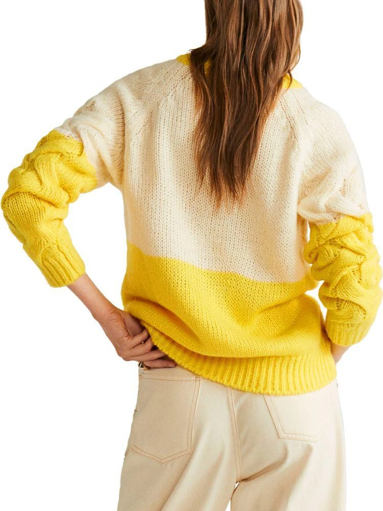 商品Mango|Colorblocked Knit Sweater,价格¥361,第2张图片详细描述