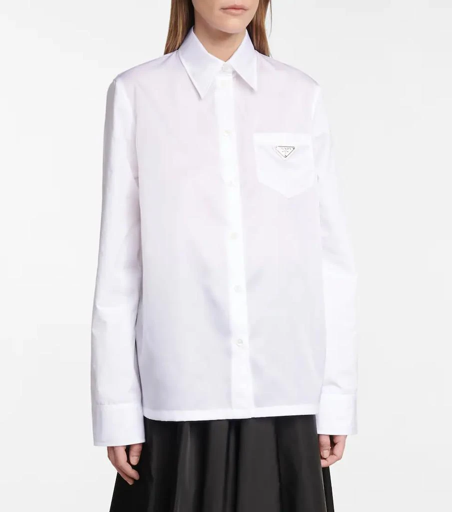商品Prada|Re-Nylon and cotton shirt,价格¥7345,第4张图片详细描述