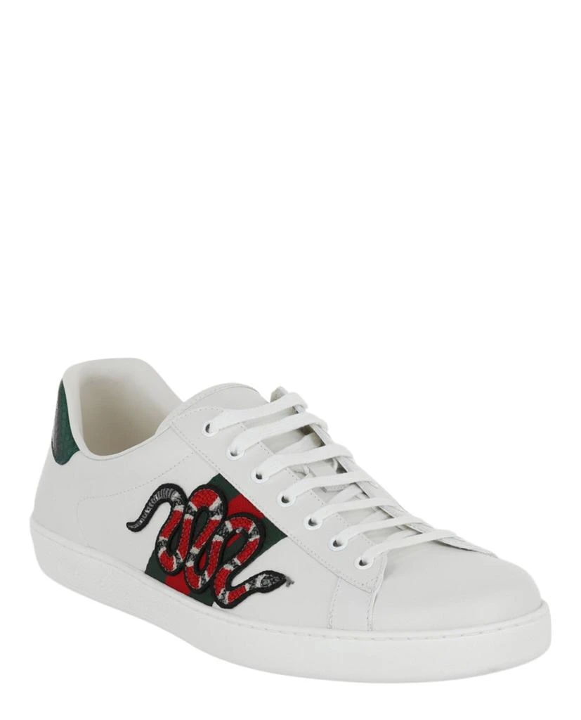 商品Gucci|Ace Embroidered Snake Low-Top Sneakers,价格¥3025,第2张图片详细描述