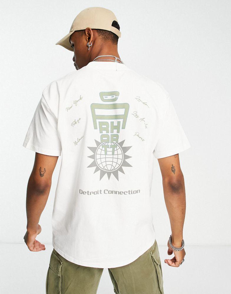 Carhartt WIP connect t-shirt in white商品第1张图片规格展示