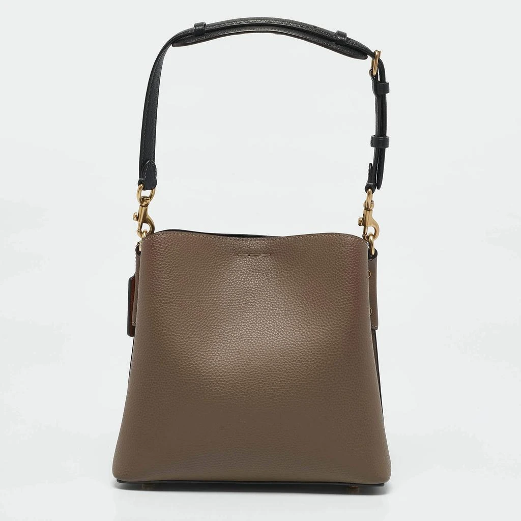 商品[二手商品] Coach|Coach Grey Leather Willow Bucket Bag,价格¥1986,第4张图片详细描述