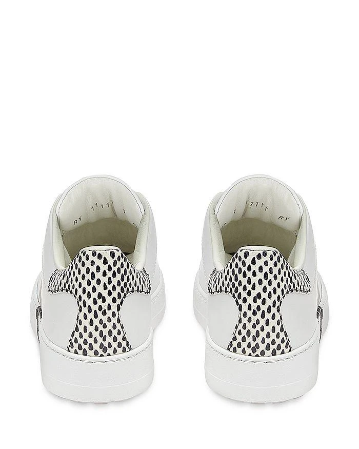 商品Salvatore Ferragamo|Women's Gancini Logo & Python Lace Up Low Top Sneakers,价格¥5672,第4张图片详细描述