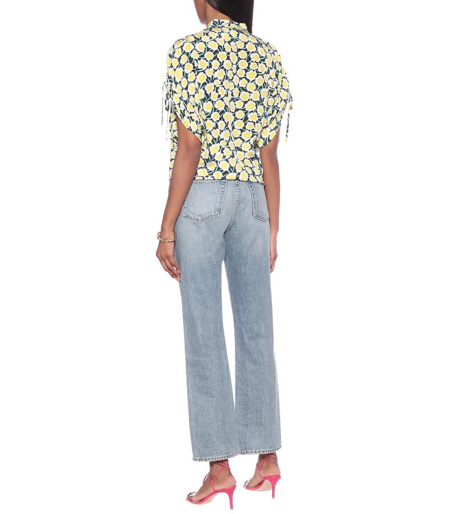 商品Diane von Furstenberg|Grania花卉真丝女式上衣,价格¥2272,第3张图片详细描述