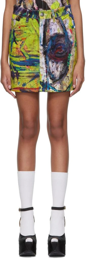 商品Charles Jeffrey Loverboy|Multicolor Cotton Miniskirt,价格¥1255,第1张图片