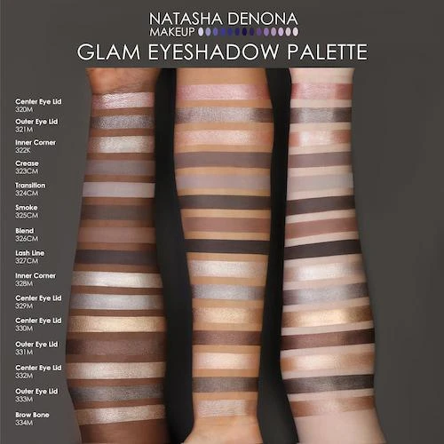 商品Natasha Denona|Glam Eyeshadow Palette,价格¥534,第2张图�片详细描述
