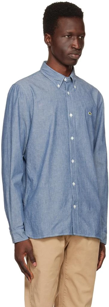 商品Lacoste|Blue Slim Shirt,价格¥519,第2张图片详细描述